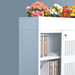 Plantenbak akoestische schuifdeurkast